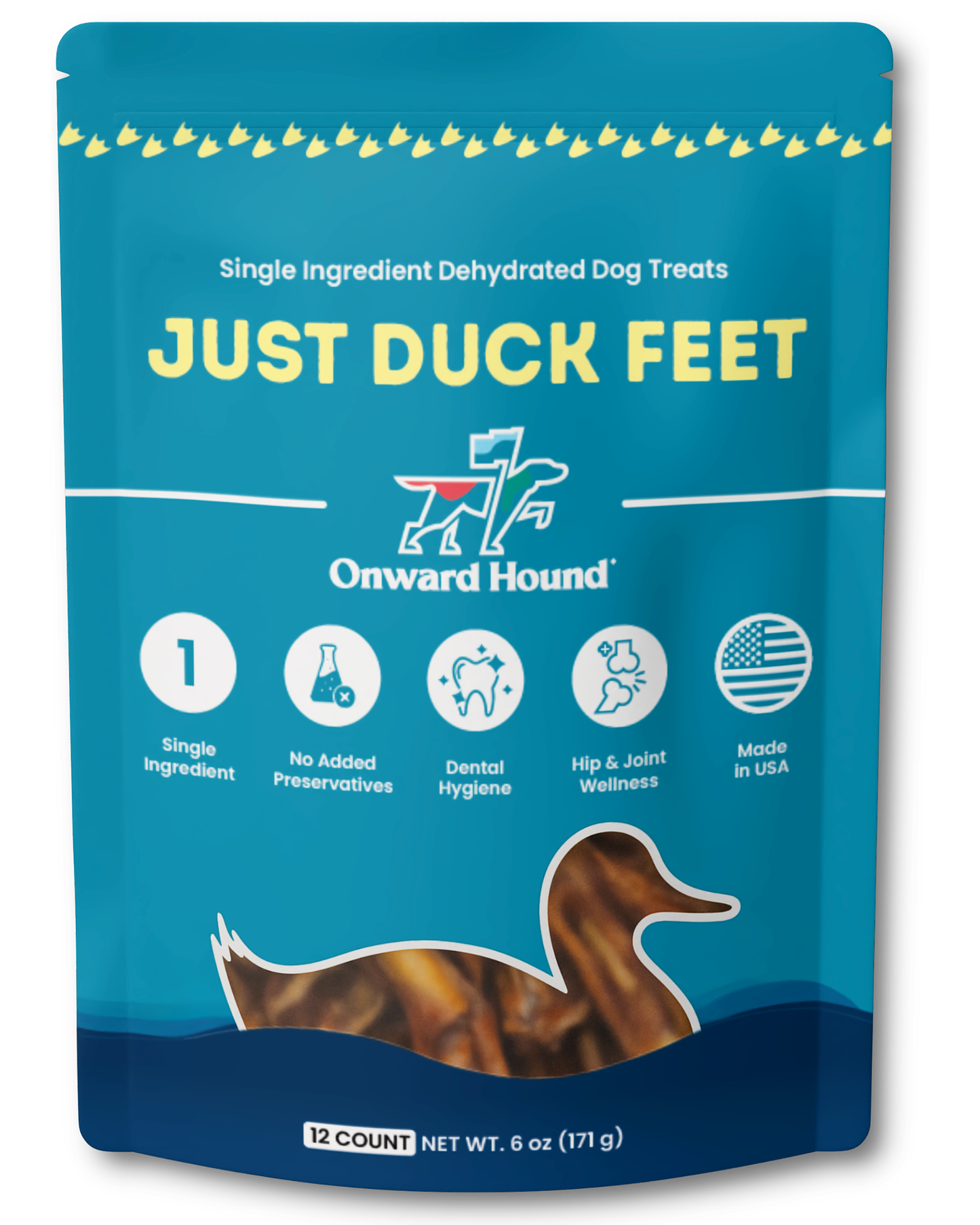 Onward Hound Just Duck Feet – Single Ingredient Natural Dog Chews