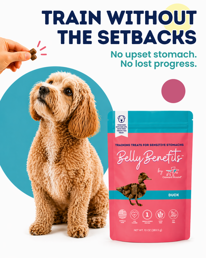 (Duck) Belly Benefits - Soft & Low Calorie Training Treats for Sensitive Stomachs