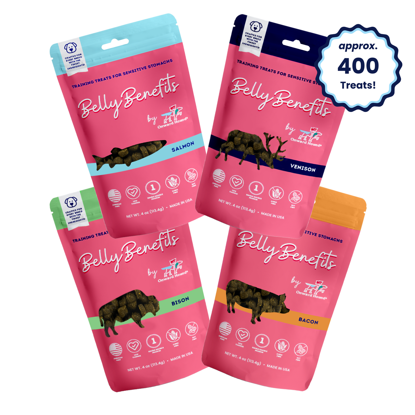 Try Them All: Onward Hound Belly Benefits (4oz)