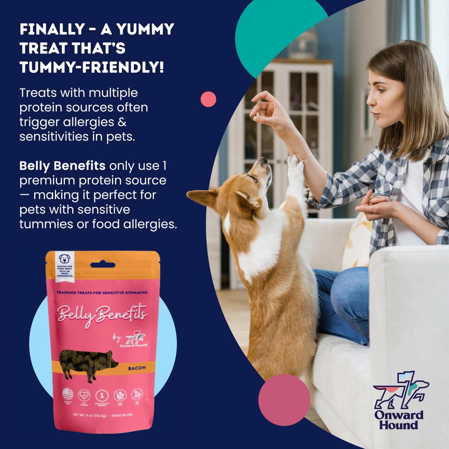 Protein Match Bundle: Onward Hound Belly Benefits (4oz)